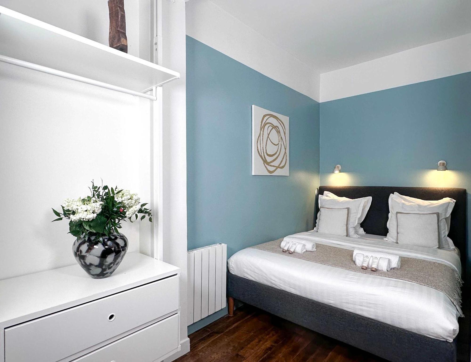 Stylish Studio In Le Marais Paris Eksteriør bilde