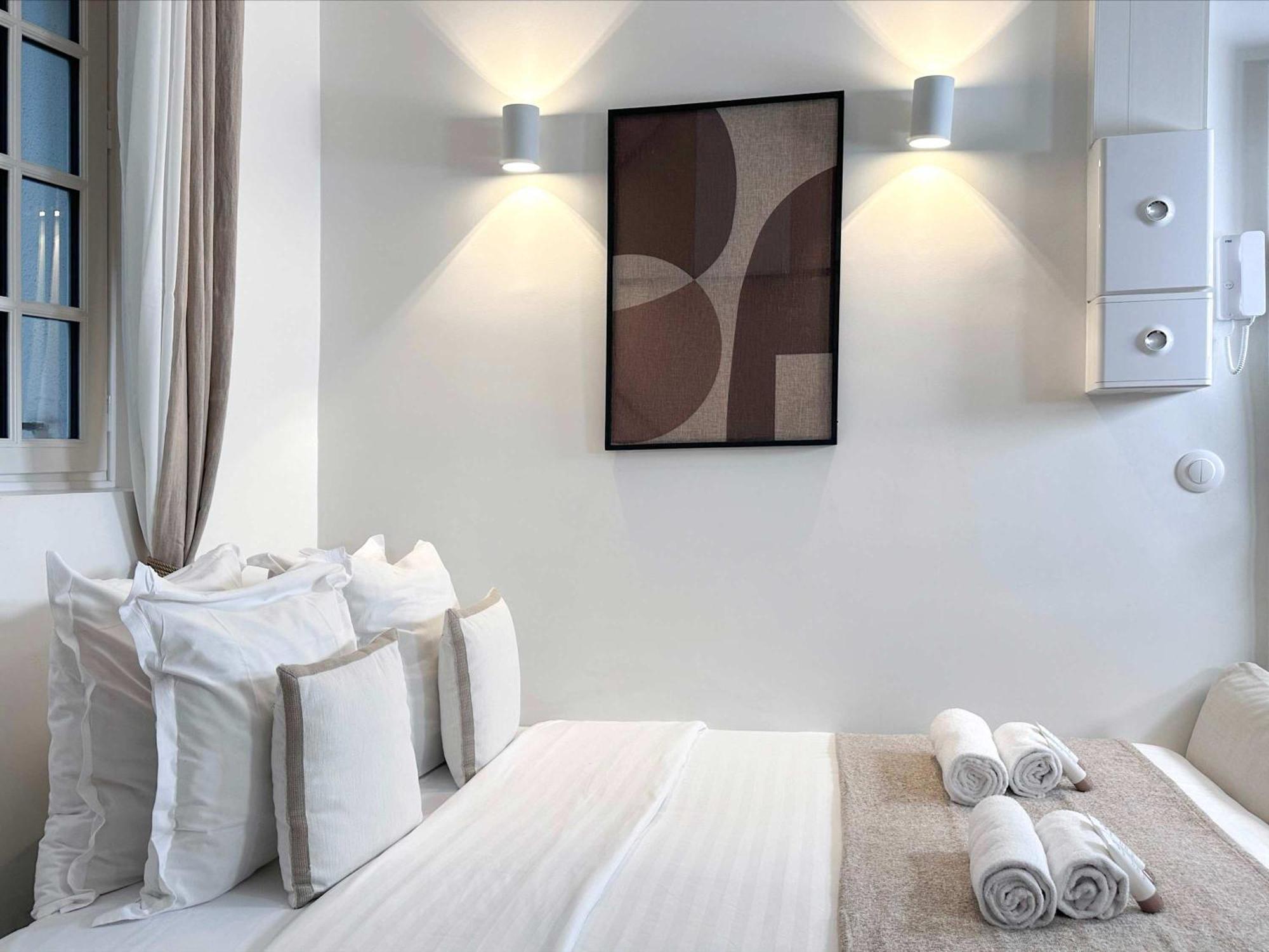 Stylish Studio In Le Marais Paris Eksteriør bilde